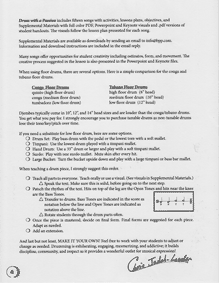 cover notes - drum with a passion